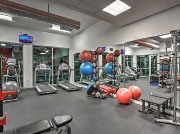 The gym at the guaranty building